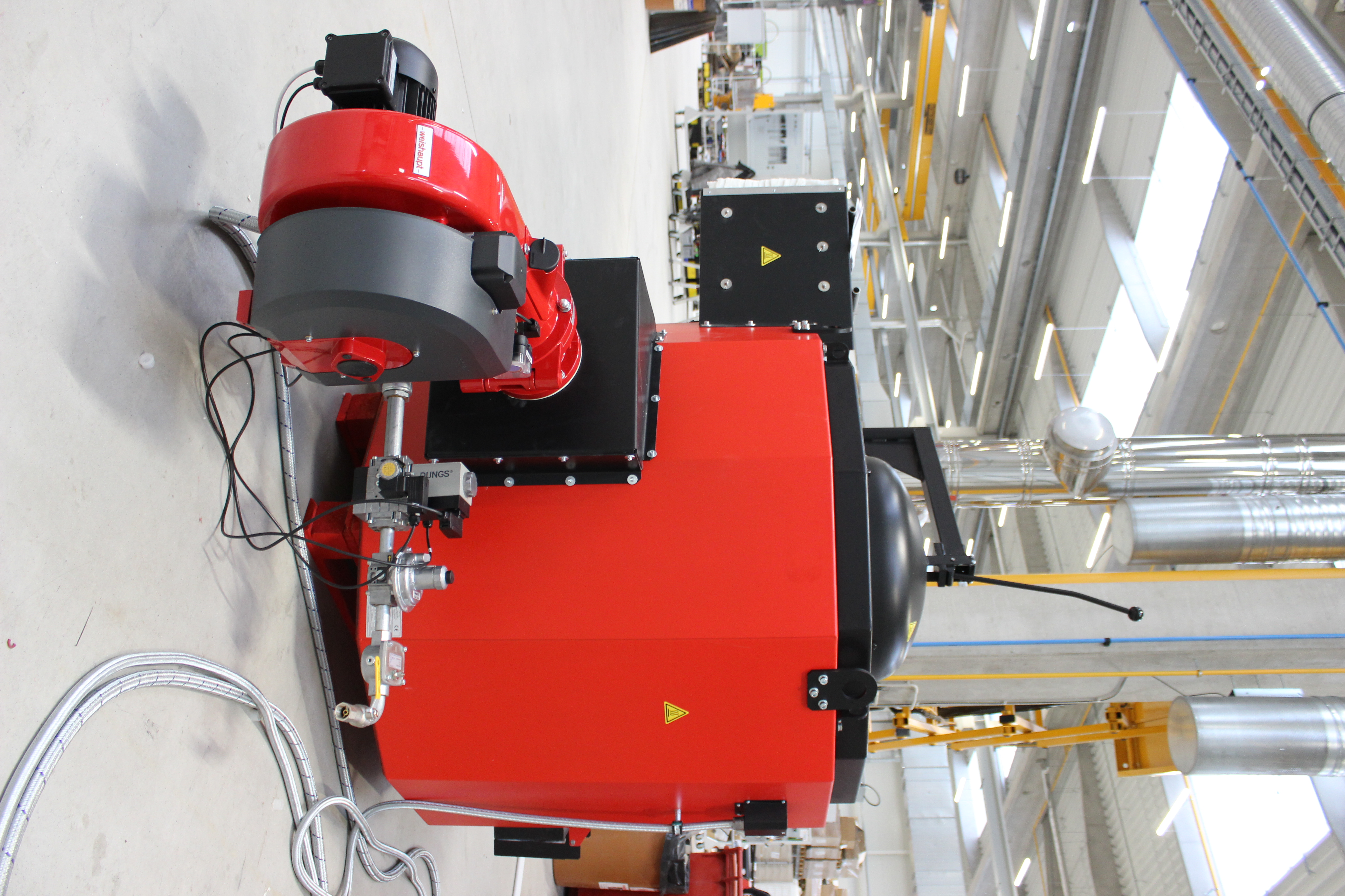 LAC PTP gas-fired stationary furnace for melting aluminium